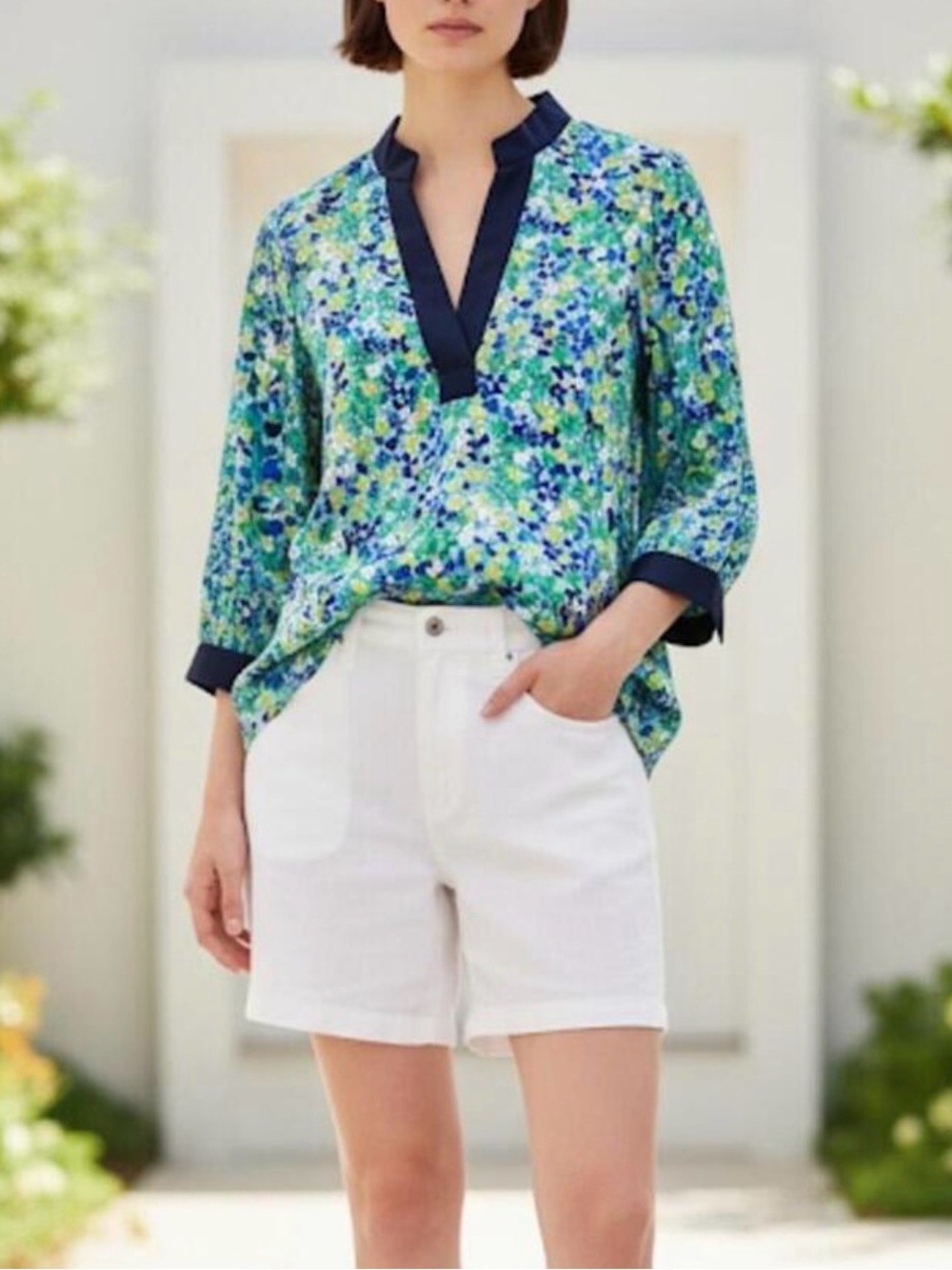 Lilly Pulitzer 100% Silk Gin Gria Tunic Top, Size 6